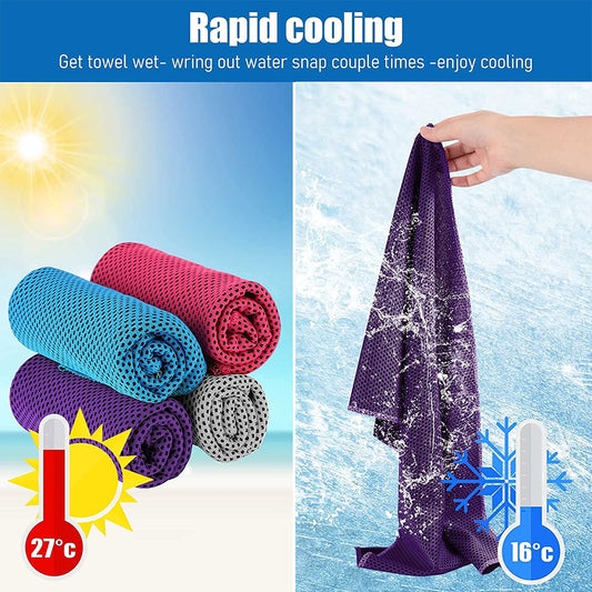 Sports Towel Physical Cooling Microfiber