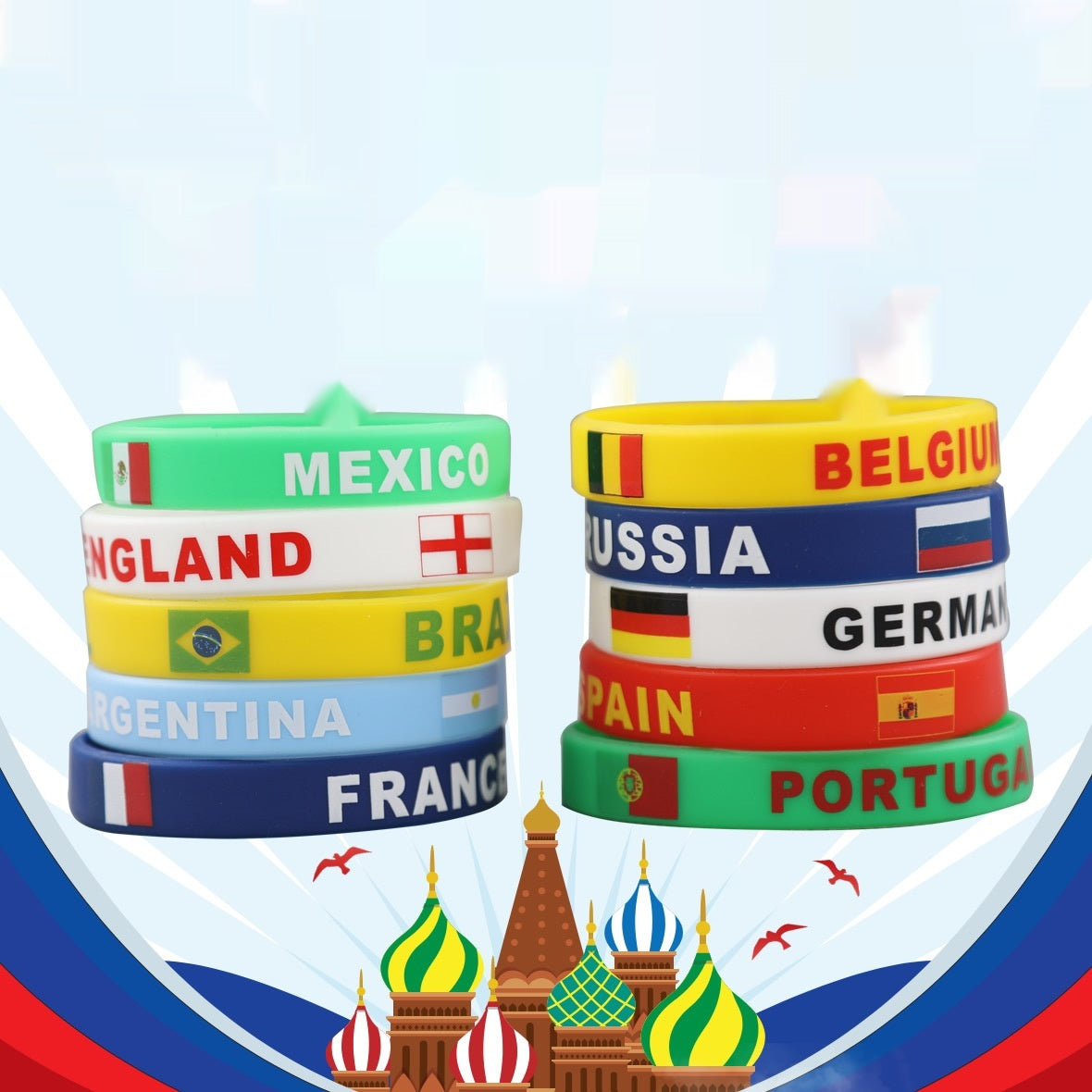 Games Flag World Cup Flag Wrist Strap