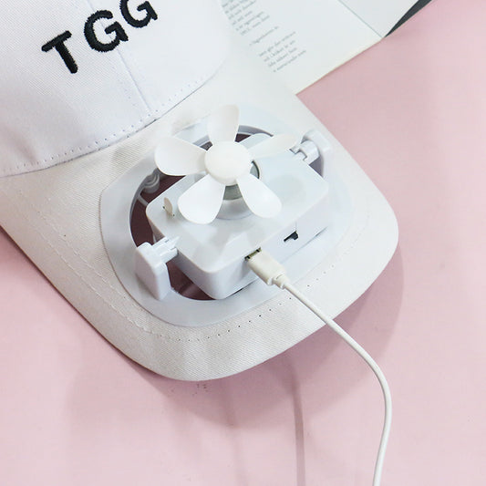 Hat With Fan Solar Charging Sun Protection