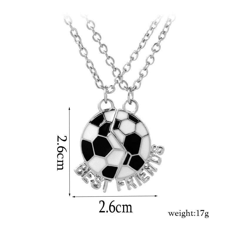 World Cup BFF Football Necklace ⚽
