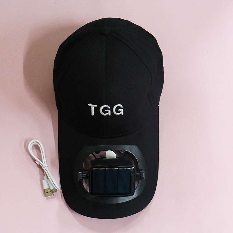 Hat With Fan Solar Charging Sun Protection