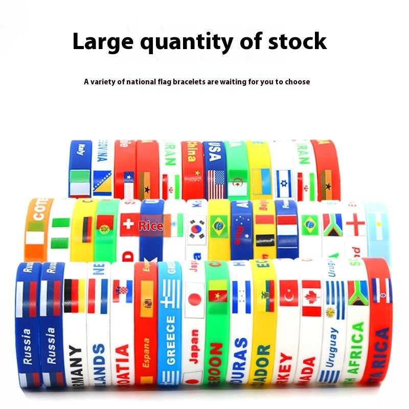 Games Flag World Cup Flag Wrist Strap