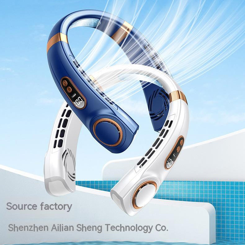 Ultra Quiet 5000mAh Bladeless Neck Fan by GoFansGear